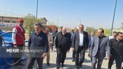 وزیر نیرو از تصفیه خانه آب کرج بازدید کرد