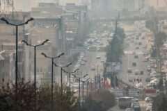 آلودگی شدید هوا در کرج