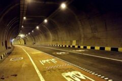ارتقای ایمنی جاده‌ای با نوسازی روشنایی تونل امیرکبیر در محور کندوان
