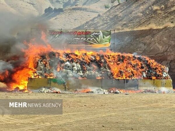 امحای بیش از ۱۰ تن مواد مخدر در استان البرز