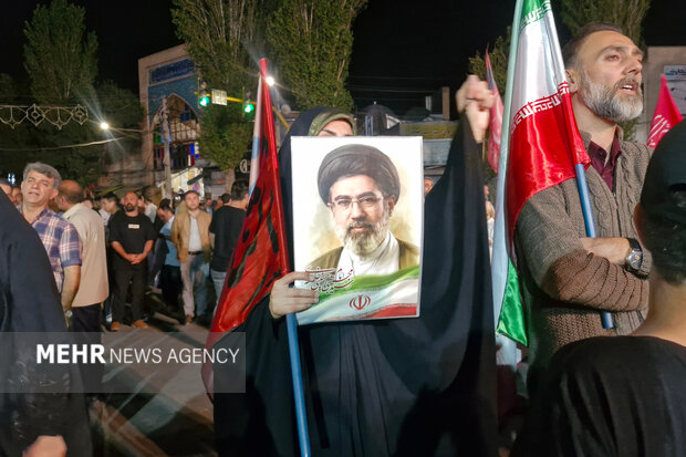 تجمعات مردمی کرج وارد صد و نودمین شب شد