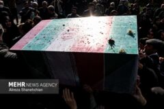 تشییع پر شور شهدای مدافع امنیت در کرج