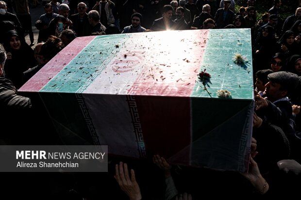 تشییع پر شور شهدای مدافع امنیت در کرج