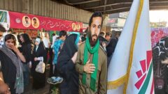 تمثال شهدا در مراسم حماسی غدیر البرز