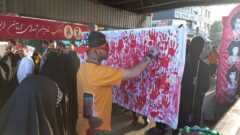 جوانانی که برای تجدید عهد با شهدا آمدند