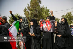 خدمت بی‌وقفه موکب البرز به زائران مراسم تشییع آقای شهید ایران
