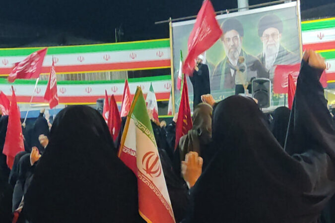 دویست و پنجمین شب تجمع مردم کرج