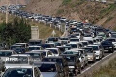 محدودیت‌های ترافیکی محور کرج–چالوس در پایان هفته اعلام شد