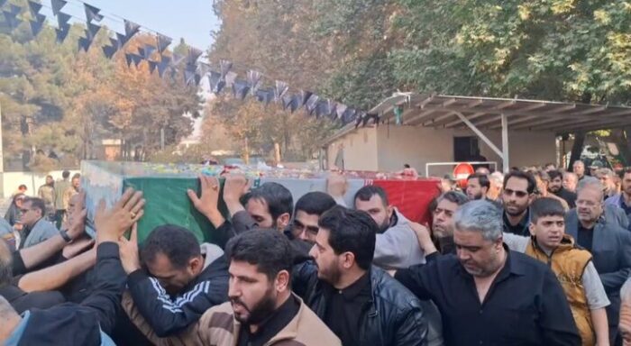 ورود پیکرهای مطهر شهدای گمنام به مصلی کرج