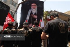 چهارباغ به محور پشتیبانی بازگشت زائران تشییع رهبر شهید تبدیل شد