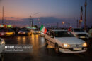 کاروان خودرویی کرجی‌ها در دفاع از ایران
